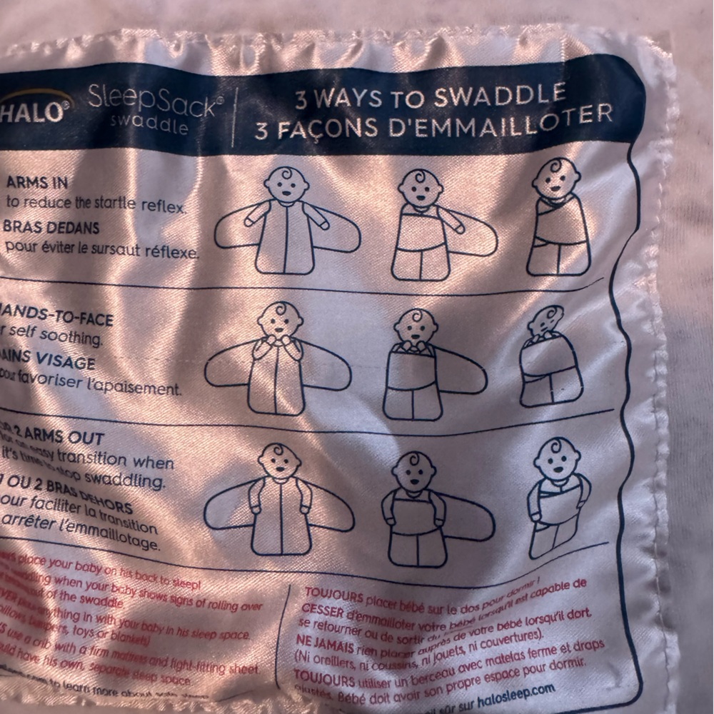 Set of 8 infant swaddles/swaddle blankets - Halo, Happiest Baby, Ollie, & more - Picture 12 of 16